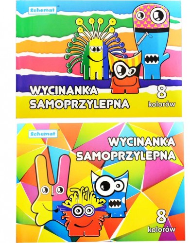 VYSTRIHANÁ KNIHA FAREBNÉHO PAPIERA Z PAPIERA A5