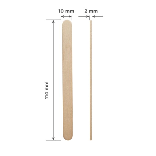 Staleks Pro Expert drevené depilačné špachtle 114x10mm 100 ks.