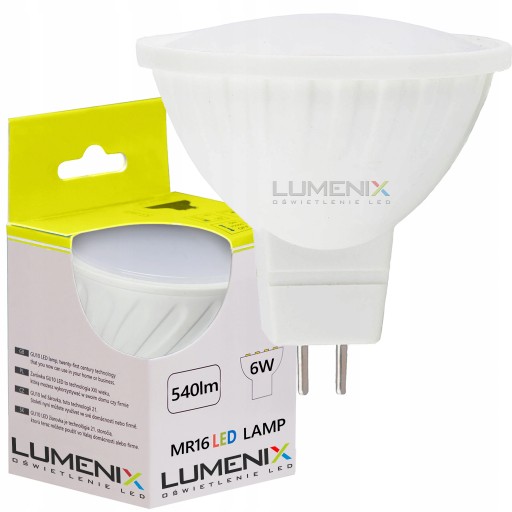 2x LED žiarovka MR16 230V SMD 6W 60W 540LM NEUTRAL