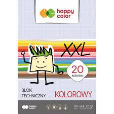 Technický blok A4Happy Color 20 listov 170G COLOR