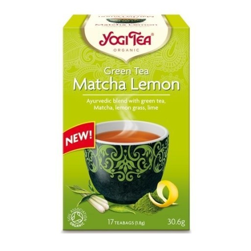 Zelený čaj s citrónom a matcha BIO - Yogi Tea