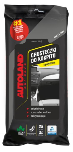 AUTOLAND PREMIUM Utierky NA ČISTENIE PLASTOV KOKPITU, LESK, 25 KS.