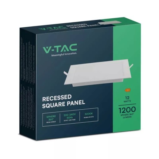 LED panel pod omietku Premium 12W štvorcový 170x170 4000K 1200lm
