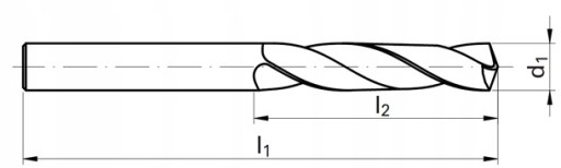 HSS NWKb špirálový vrták do kovu DIN 340 - 3,00 MM FESTA Standard