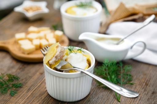 Okrúhly riad RAMEKIN žiaruvzdorný Wilmax 8,5x6,5 cm 260 ml