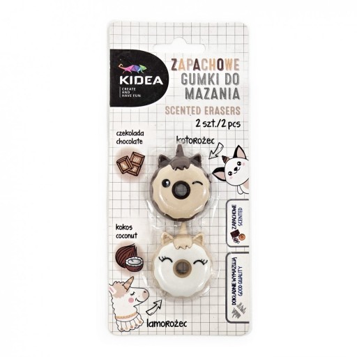 6x GUMA GUMA MEDVEDY KOALA PANDA MAČIATKO LAMA Kidea