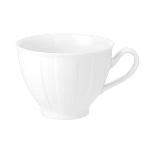 250ml šálka s podšálkou, biely POĽSKÝ porcelán