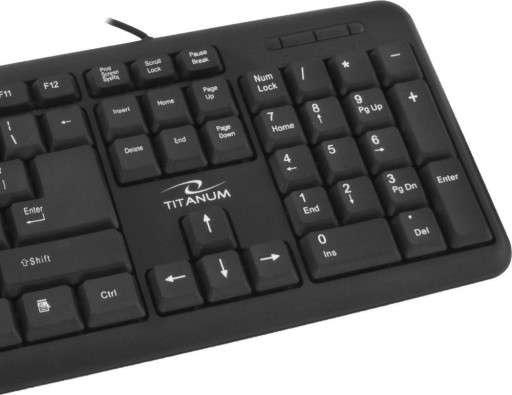 Esperanza TK101 BLACK štandardná USB klávesnica