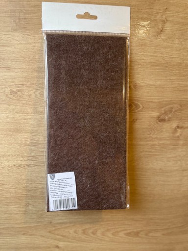 Samolepiace plstené podložky na stoličky, nábytok, antracit, 125x310, 1 ks