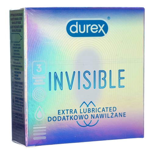Durex Invisible Condómy 3 kusy