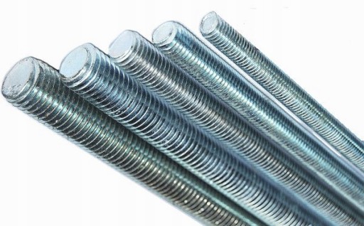 ZÁVITOVÁ TYČ ČEP M 18 POZINKOVANÁ 1000 mm. Skrutkovacia tyč M18 DIN 18x1000