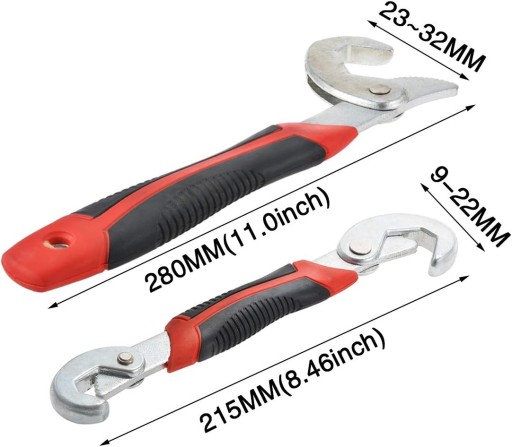 SADA UNIVERZÁLNYCH KĽÚČOV 9-32 mm HÁKOVÉ KĽÚČE