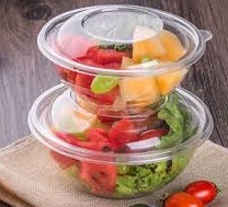 2 LITROVÁ MISKA S viečkom (1 kus) ČERVENÁ PLAST