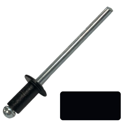 SLEPÉ NITY 4X8mm - FARBA RAL9005 - 100 KS