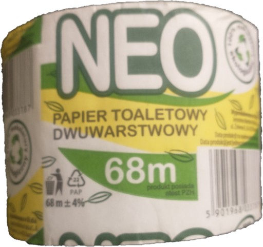 NEZOZNAMOVANY NEO TOALETNY PAPIER 272 m ROLKA 2 VOJ