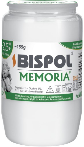 Vložka olejovej sviečky BISPOL WO3 60h 2,5 dňa 1 ks