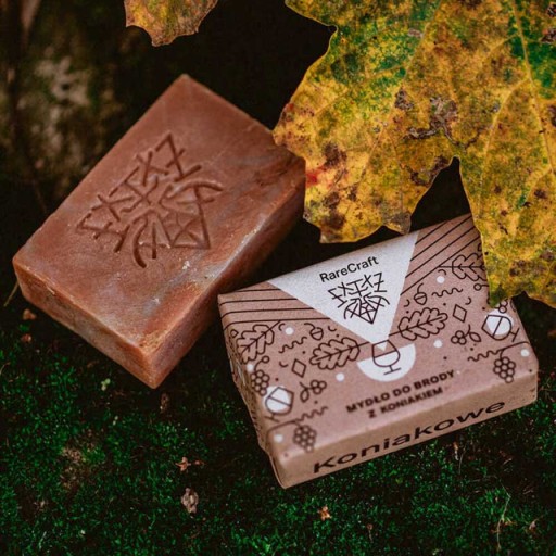 Mydlo na bradu RareCraft Cognac 110g