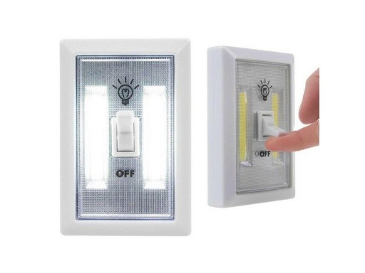 Bezdrôtová LED COB lampa s magnetickým spínačom