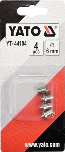 ZNAČKY PRE KOLÍKOVÉ SPOJKY 6mm 4KS. YATO