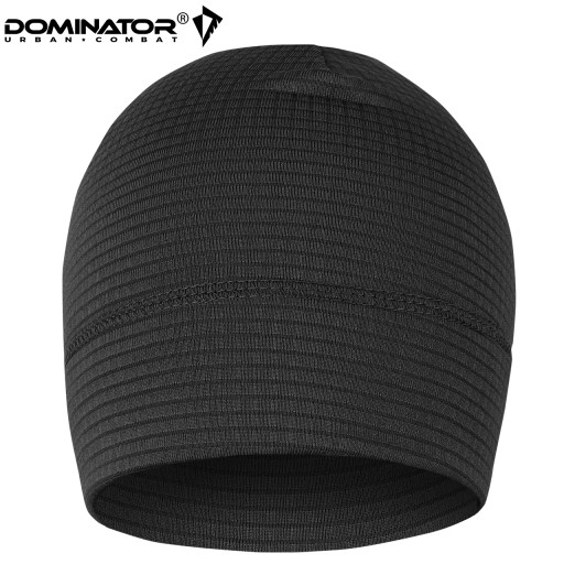 VOJENSKÁ ZIMNÁ ČIAPKA QUICK DRY DOMINATOR, ČIERNA