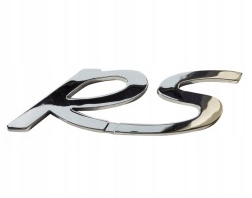 RS Emblém Chrome Odznak BMW Golf Audi!!! -NOVÝ-