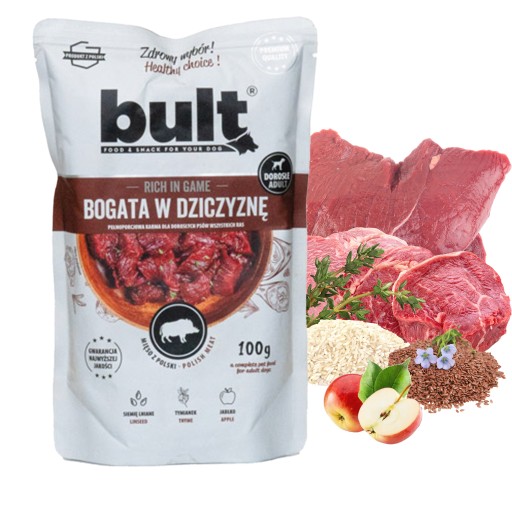 BULT Mokré krmivo pre psov Zverina 100g