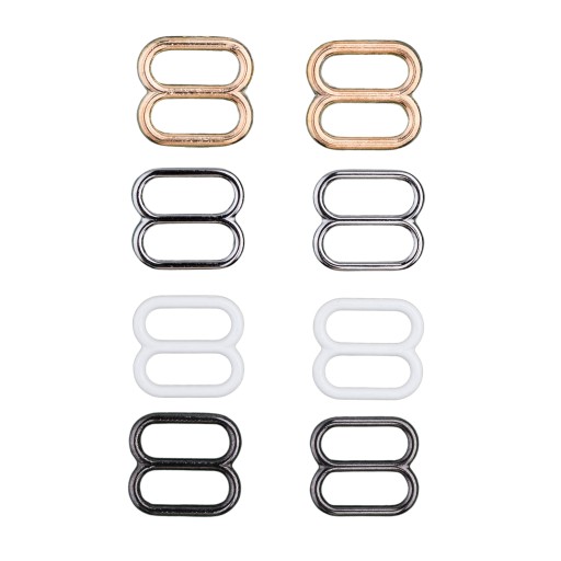 STRAPS prsteň 10 MM strieborný 2 ks 4