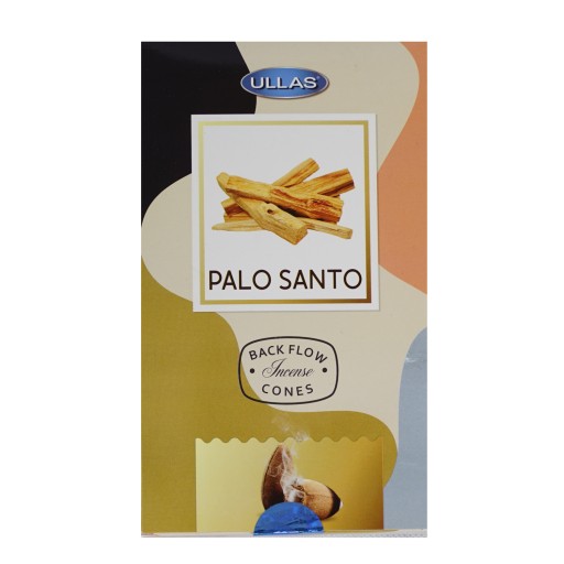 Indické vonné kornútky ULLAS PALO SANTO spätné kornútky 10 ks