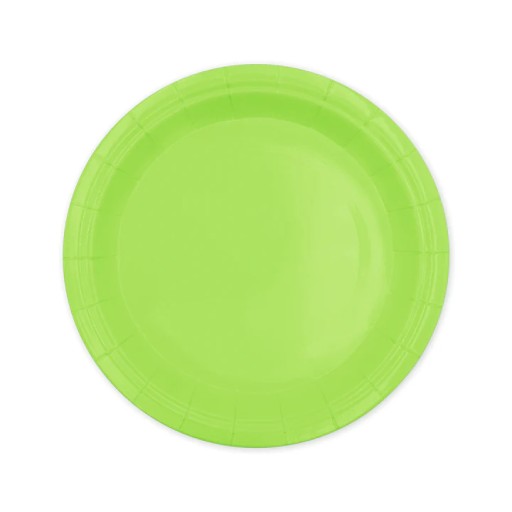 Jednorazové ZELENÉ papierové TANIERE 18 cm