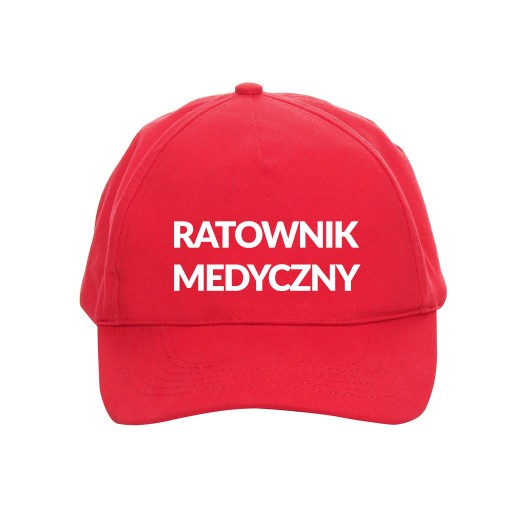 Červená zdravotnícka čiapka