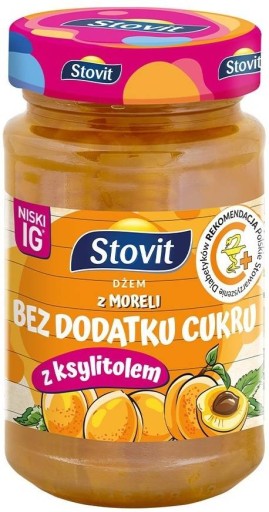 Marhuľový džem BEZ CUKRU, Xylitol, MARHUĽOVÝ Stovit