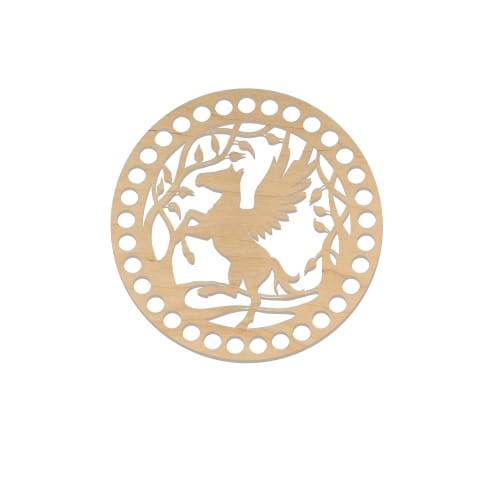 BSZ585 Podstavec košíka - kruh 15cm - pegas
