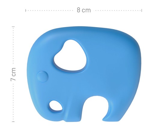 GiliGums ELEPHANT Silikónové hryzátko 3m+