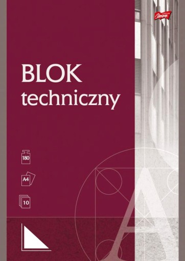 TECHNICKÝ BLOK BIELY PAPIER A4 190g/m2-0002