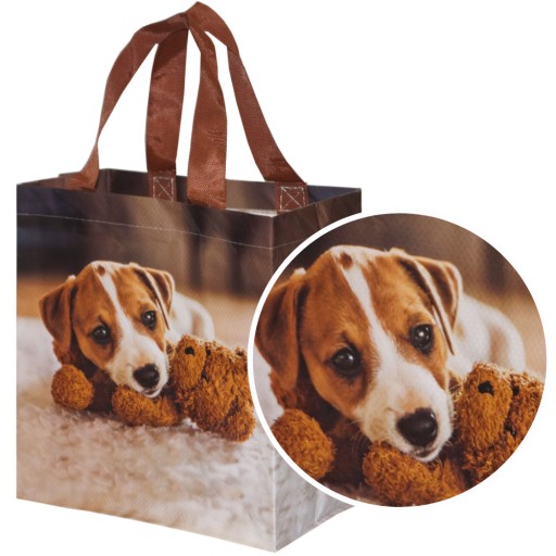EKO MINI NÁKUPNÁ TAŠKA Psík 26x15x27 cm 10L