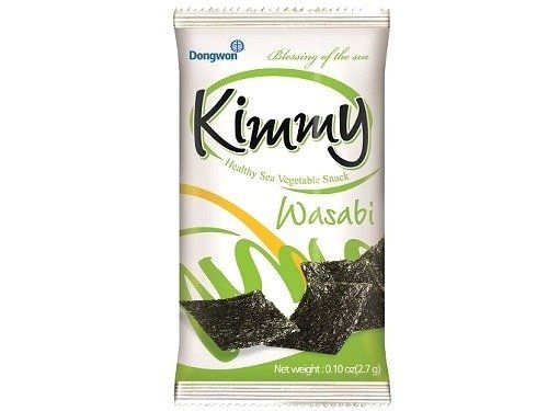 Kimmy Wasabi pochutiny z morských rias 2,7g - Kórea