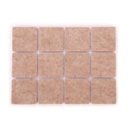 Samolepiace podložky pod nábytok 30x30mm, 24 ks.