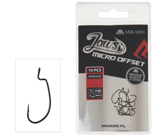 Mikado Jaws Micro Offset 10 Hák 10ks.