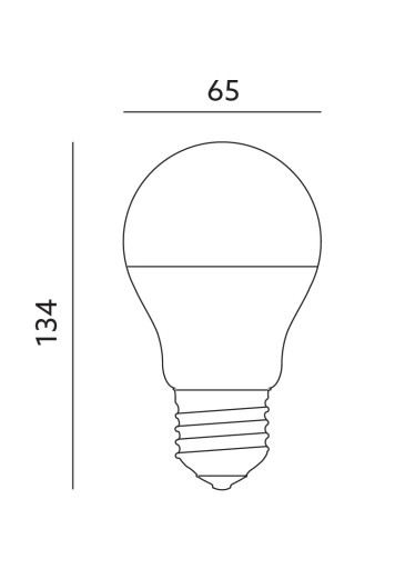 LED ŽIAROVKA 15W ~100W E27, TEPLÁ BIELA