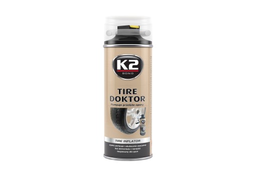 K2 TYRE DOCTOR DOKTOR SPREJ NA NÁHRADNÉ PNEUMATIKY 500ml