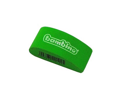 BAMBINO školská guma, farebná