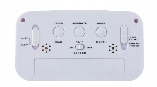 BUDÍK HODINY LED DISPLEJ ELEKTRONICKÝ DIGITÁLNY KALENDÁR TEPLOTY