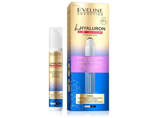 Eveline Cosmetics roll-on pod oči a viečka