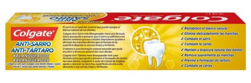 COLGATE PASTE 75ML BIELENIE PROTI TARTAR