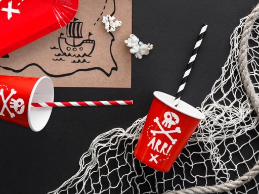 Narodeninové poháre Pirata Pirate, 6 ks