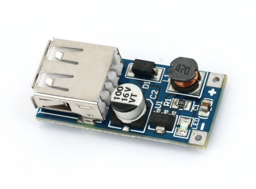 USB NABÍJAČKA 5V 1,2A STEP-UP CONVERTER RT0157