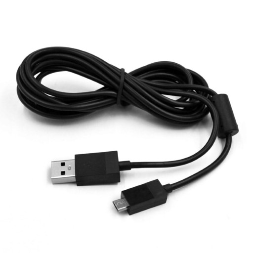 MICRO USB USB KÁBEL PRE NABÍJACIE PODLOŽKY PS4 SLIM PS4 PRO 2,75M XBOX ONE S / X