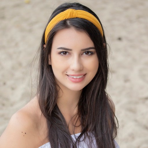 VLÁSENKA, mustard, KNOT, wide, TURBAN