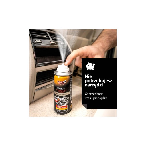 Čierna klimatizácia a osviežovač vzduchu 150 ml