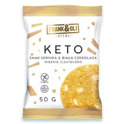 KETO sušienka s bielou čokoládou s príchuťou cheesecake 50g
